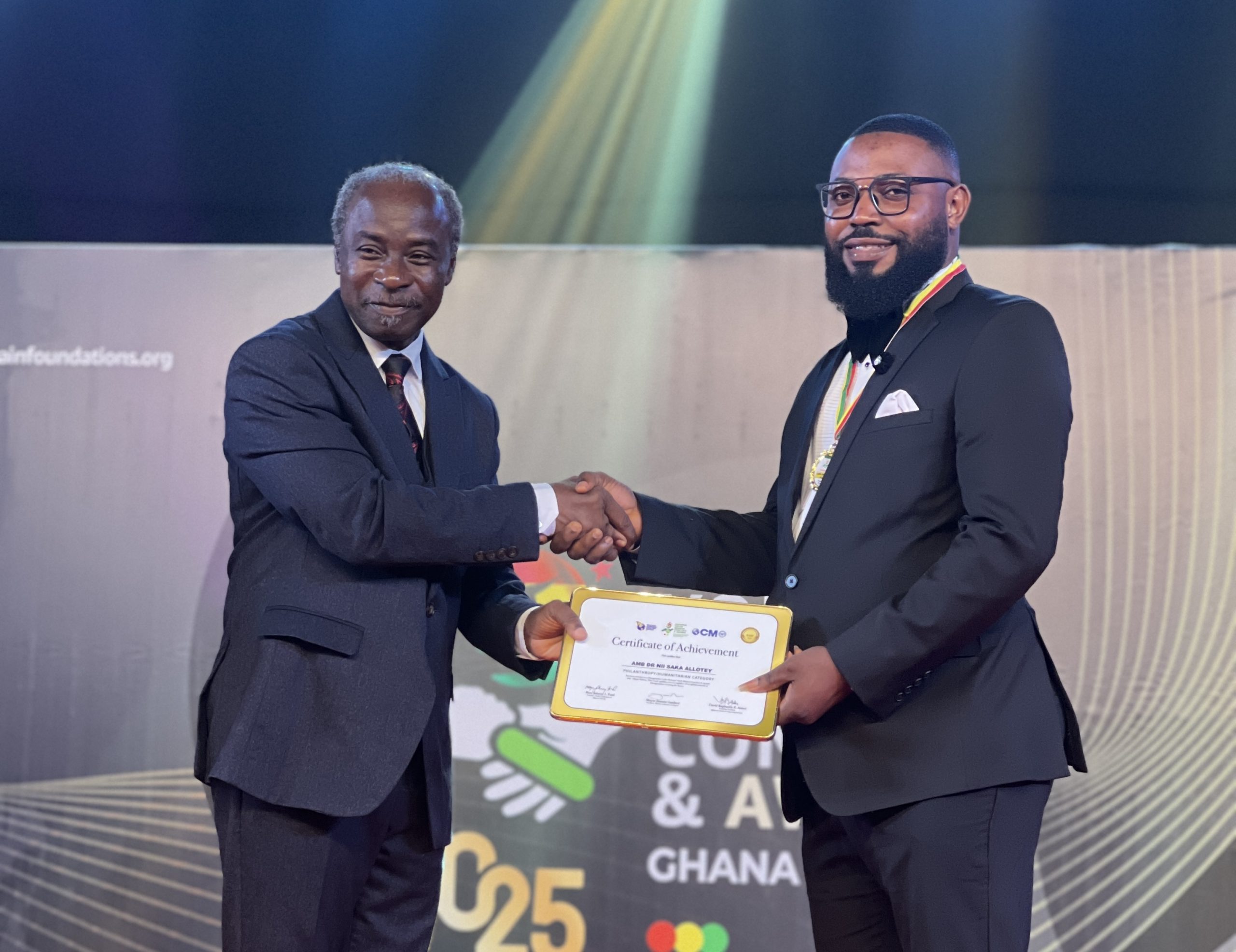 Nii Saka Allotey Receives National Youth Shakers Conclave Award